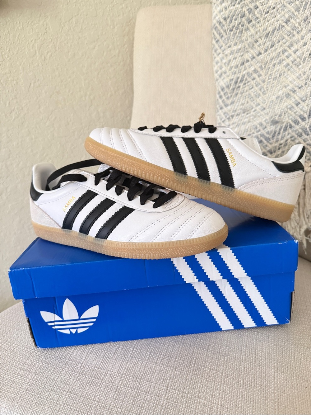 NEW adidas Samba Sneakers - White/Black